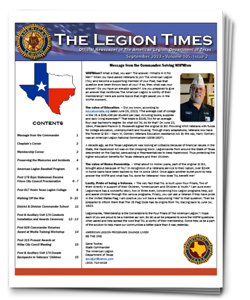 The Legion Times - September 2023