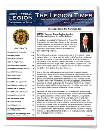 Legion Times May 2026 preview